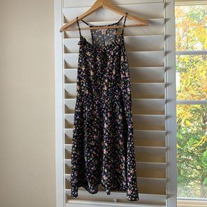 Floral Ruffle Top Casual Sun Dress - Medium
